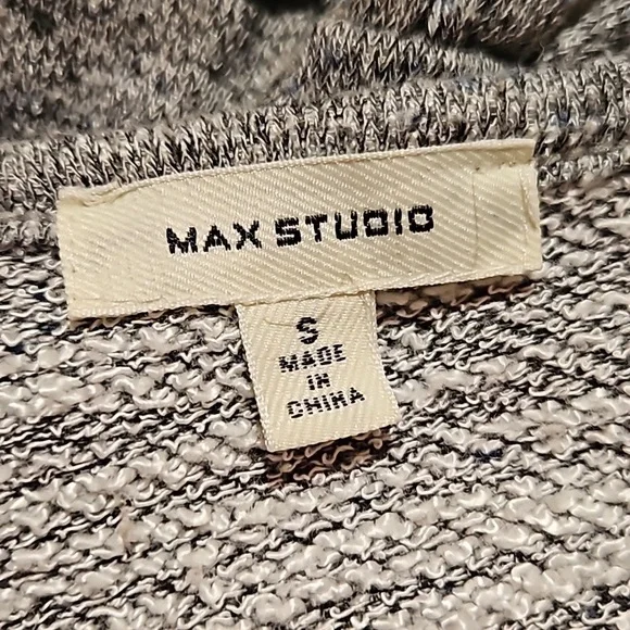 Max Studio | Gray French Terry Knit Dress - Picture 4 of 9